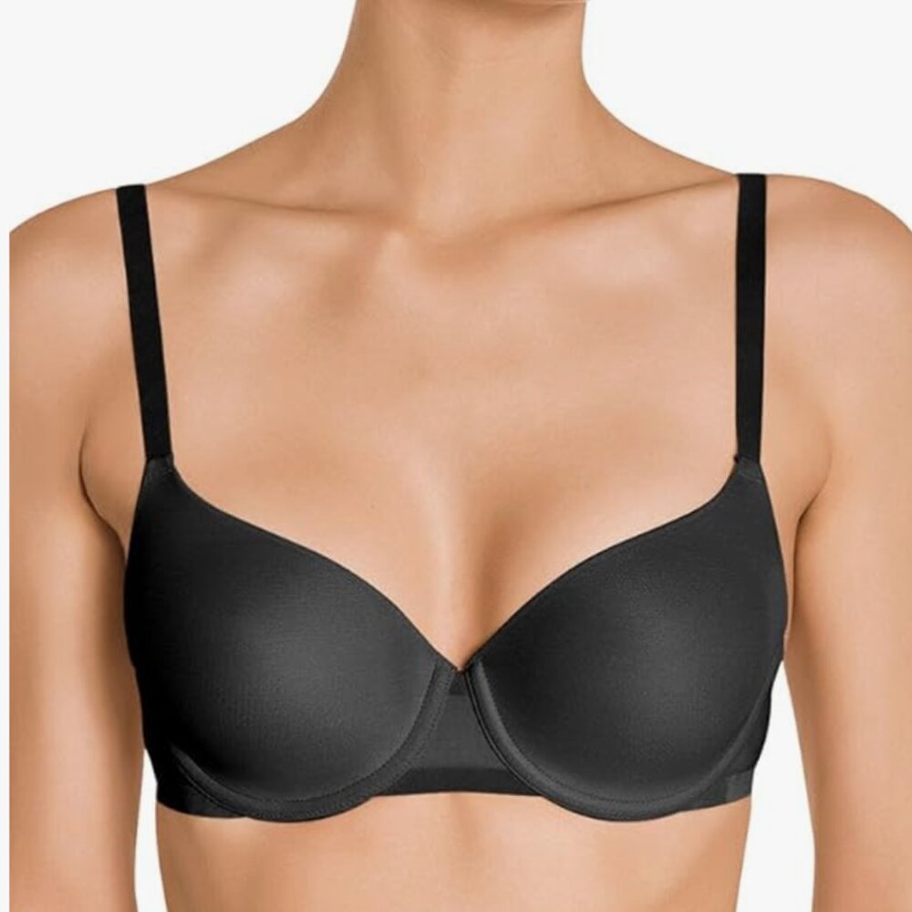 Wolford Tulle Push Up Bra 69663 34D Black